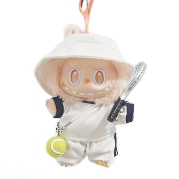 Tenue de tennis pour poupée Labubu 17cm - 5 Pcs. - Blanc