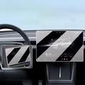 Tesla Model Y/L 2025-2026 Écrans avant/arrière Protecteur d'écran en verre trempé - 9H, 2 pièces - Transparent
