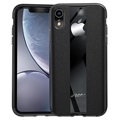 Coque iPhone XR TPU Revêtue de Cuir Texturé