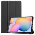 Étui à Rabat Samsung Galaxy Tab S6 Lite 2020/2022/2024 - Série Tri-Fold - Noir