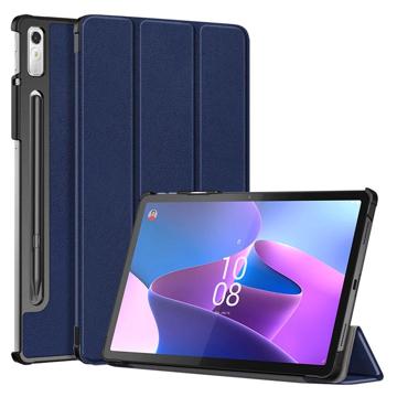 Étui à Rabat Smart Lenovo Tab P11 Pro Gen 2 - Série Tri-Fold - Bleu