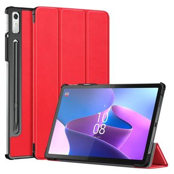 Étui à Rabat Smart Lenovo Tab P11 Pro Gen 2 - Série Tri-Fold - Rouge