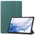 Étui à Rabat Smart Samsung Galaxy Tab S8 - Série Tri-Fold - Vert noirâtre