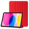 Étui à Rabat Smart iPad (2022) - Série Tri-Fold - Rouge
