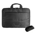 Ensemble Tucano Idea sacoche pour ordinateur portable 14" avec souris sans fil - Noir