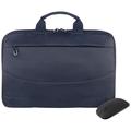 Ensemble Tucano Idea sacoche pour ordinateur portable 15.6" avec souris sans fil - Bleu