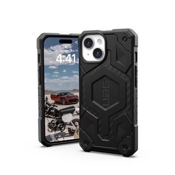 Coque Hybride iPhone 15 UAG Monarch Pro MagSafe - Fibre de Carbone