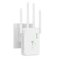 Booster / Routeur WiFi Bi-Bande U6 1200Mbps avec 4 Antennes - EU Plug - Blanc