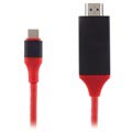 Adaptateur USB Type-C / HDMI pour Samsung Galaxy S8, Galaxy S8+ - 2m