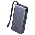 Batterie externe Ugreen PB536 20000mAh avec câble USB-C intégré - 45W - Gris