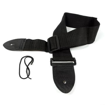 Courroie universelle réglable pour guitare et ukulélé - Noir