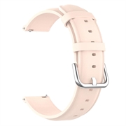 Bracelet Universel en Cuir pour Smartwatch - 22mm - Rose Clair