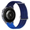 Bracelet de montre universel en nylon avec fermeture rapide Magic Tape, 18mm - Bleu