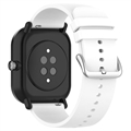 Bracelet Universel en Silicone pour Smartwatch - 22mm - Blanc