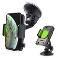 Support Voiture Universel pour Smartphone / Tablette - Vert / Noir