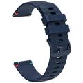 Bracelet Universel en Silicone pour Smartwatch - 18mm - Bleu Foncé
