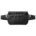 Sac banane universel imperméable avec sangle réglable - 7" - Noir