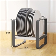 Support vertical en métal pour assiettes et bols - Taille L