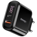 Chargeur Usams US-CC085 - USB PD & QC3.0 - 18W - Noir