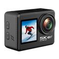Caméra d'action V5 5K WiFi EIS Anti-shake Caméra de sport double écran étanche 30m
