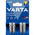 Batterie Varta Ultra Lithium L92/AAA - 4 pièces