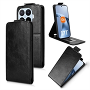 Étui à rabat vertical Xiaomi 17T avec support - Noir