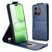 Étui à rabat vertical Honor 600 Lite avec support - Bleu foncé