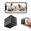 Mini-caméra de sécurité WiFi HD W09 avec détection de mouvement - Noire