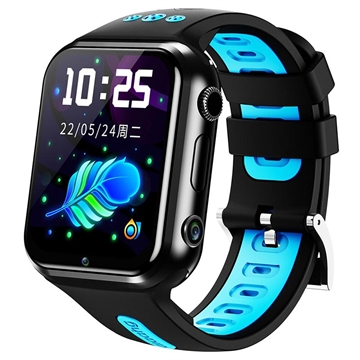 W5PRO 4G Double Caméra Enfants Regarder 2 + 16G Résistant À L\'usure 1.83" IPS HD Montre De Téléphone Intelligent - Noir / Bleu