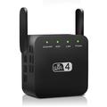 WD-611U Extender WiFi 300Mbps avec double antenne - Prise EU - Noir