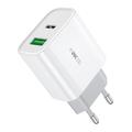 Chargeur mural à charge rapide WK WP-U53 20W PD - Blanc