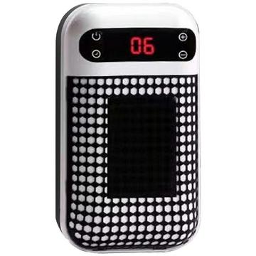 Mini radiateur à ventilateur mural - 500W - Blanc