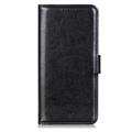 Étui Portefeuille Sony Xperia 1 V avec Fermeture Magnétique - Noir