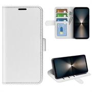 Etui portefeuille Sony Xperia 1 VII avec fermeture magnétique - Blanc