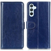 Étui portefeuille Samsung Galaxy A17 avec support - Bleu