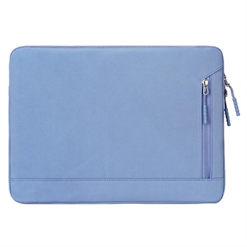 Pochette élégante et résistante à l\'eau pour ordinateur portable en Oxford avec pochette latérale - 13.3" - Bleu