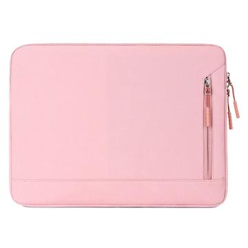 Étui pour ordinateur portable en Oxford élégant et résistant à l\'eau avec. Poche latérale - 14.6" - Rose