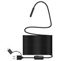 Caméra Endoscopique Étanche 8mm - USB, Micro USB, Type-C - 10m