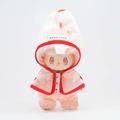Imperméable à capuche pour poupée Labubu 17cm - Rouge