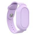 Bracelet en silicone étanche pour Samsung Galaxy SmartTag 2 Bluetooth Tracker Etui de protection - Violet
