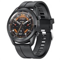 Smartwatch Étanche avec Fréquence Cardiaque L16 - Silicone (Emballage ouvert - Acceptable) - Noir
