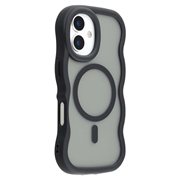 Coque hybride magnétique iPhone 17 bord d'onde - Noire