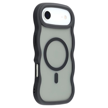 Coque hybride magnétique iPhone Air bord d\'onde - Noire