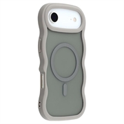 Coque hybride magnétique iPhone Air bord d'onde - Grise