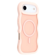 Coque hybride magnétique iPhone Air bord d'onde - Rose