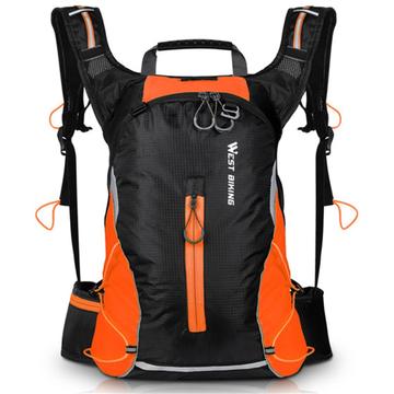 West Biking Sports Cycling Backpack - 16L - Orange / Noir