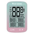 Compteur GPS pour vélo West Biking YP0702112 / Compteur de vitesse sans fil - Rose