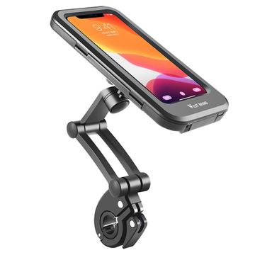 West Biking YP0715057 Support de téléphone entièrement fermé pour guidon de vélo - 6.7" - Noir