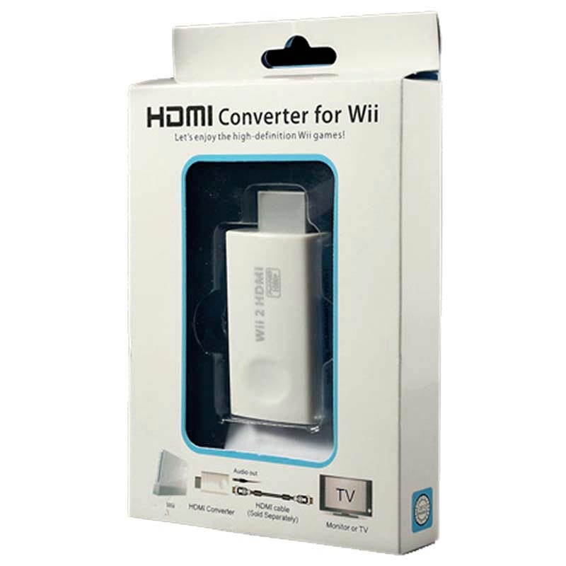 Adaptateur/Convertiseur HDMI 3.5mm Audio Full HD pour Wii - Blanc
