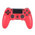 Manette de jeu sans fil avec fonction de vibration pour PS4 - Rouge
